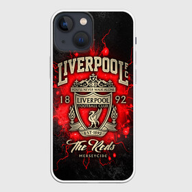 Чехол для iPhone 13 mini с принтом LIVERPOOL FC ,  |  | liverpool | liverpool fc | ynwa | you never walk alone | ливерпуль | спорт | футбол | футбольный клуб