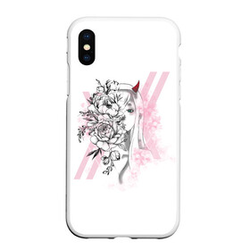 Чехол для iPhone XS Max матовый с принтом ZeroTwo (Darling in the Franx) , Силикон | Область печати: задняя сторона чехла, без боковых панелей | 002 | ahegao | anime | darling | franx | franxx | girl | girls | in | senpai | the | two | waifu | zero | zerotwo | аниме | ахегао | вайфу | девушка | семпай | сенпай | тян