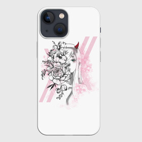 Чехол для iPhone 13 mini с принтом Zero Two Roses ,  |  | 002 | ahegao | anime | darling | franx | franxx | girl | girls | in | senpai | the | two | waifu | zero | zerotwo | аниме | ахегао | вайфу | девушка | семпай | сенпай | тян