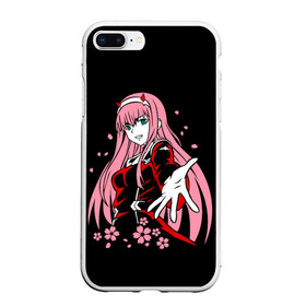 Чехол для iPhone 7Plus/8 Plus матовый с принтом ZeroTwo (Darling in the Franx) , Силикон | Область печати: задняя сторона чехла, без боковых панелей | 002 | 02 | ahegao | anime | darling | franx | franxx | girl | girls | in | senpai | the | two | waifu | zero | zerotwo | аниме | ахегао | вайфу | девушка | семпай | сенпай | тян