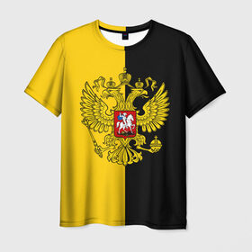 Мужская футболка 3D с принтом Российская Империя , 100% полиэфир | прямой крой, круглый вырез горловины, длина до линии бедер | russia | герб | империя | имперский | патриот | патриотизм | российская | россия | русский | страны | флаг | я русский
