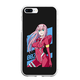 Чехол для iPhone 7Plus/8 Plus матовый с принтом ZeroTwo (Darling in the Franx) , Силикон | Область печати: задняя сторона чехла, без боковых панелей | 002 | 02 | ahegao | anime | darling | franx | franxx | girl | girls | in | senpai | the | two | waifu | zero | zerotwo | аниме | ахегао | вайфу | девушка | семпай | сенпай | тян