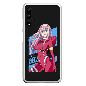 Чехол для Honor 20 с принтом ZeroTwo (Darling in the Franx) , Силикон | Область печати: задняя сторона чехла, без боковых панелей | 002 | 02 | ahegao | anime | darling | franx | franxx | girl | girls | in | senpai | the | two | waifu | zero | zerotwo | аниме | ахегао | вайфу | девушка | семпай | сенпай | тян