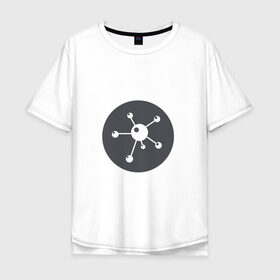 Мужская футболка хлопок Oversize с принтом The virus 19-00 , 100% хлопок | свободный крой, круглый ворот, “спинка” длиннее передней части | covid 19 | doctor | вакцина | коронавирус | сидим дома