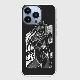 Чехол для iPhone 13 Pro с принтом Zero Two Negative ,  |  | 002 | 02 | ahegao | anime | darling | franx | franxx | girl | girls | in | senpai | the | two | waifu | zero | zerotwo | аниме | ахегао | вайфу | девушка | семпай | сенпай | тян