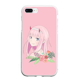 Чехол для iPhone 7Plus/8 Plus матовый с принтом ZeroTwo (Darling in the Franx) , Силикон | Область печати: задняя сторона чехла, без боковых панелей | 002 | 02 | ahegao | anime | darling | franx | franxx | girl | girls | in | senpai | the | two | waifu | zero | zerotwo | аниме | ахегао | вайфу | девушка | семпай | сенпай | тян