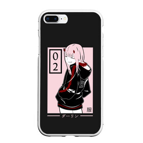 Чехол для iPhone 7Plus/8 Plus матовый с принтом ZeroTwo (Darling in the Franx) , Силикон | Область печати: задняя сторона чехла, без боковых панелей | 002 | 02 | ahegao | anime | darling | franx | franxx | girl | girls | in | senpai | the | two | waifu | zero | zerotwo | аниме | ахегао | вайфу | девушка | семпай | сенпай | тян