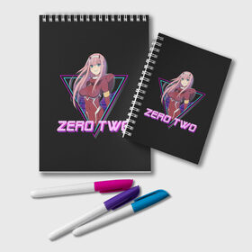 Блокнот с принтом ZeroTwo (Darling in the Franx) , 100% бумага | 48 листов, плотность листов — 60 г/м2, плотность картонной обложки — 250 г/м2. Листы скреплены удобной пружинной спиралью. Цвет линий — светло-серый
 | 002 | 02 | ahegao | anime | darling | franx | franxx | girl | girls | in | senpai | the | two | waifu | zero | zerotwo | аниме | ахегао | вайфу | девушка | семпай | сенпай | тян