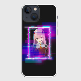 Чехол для iPhone 13 mini с принтом Ноль Два. Неоновая Рамка ,  |  | 002 | 02 | ahegao | anime | darling | franx | franxx | girl | girls | in | senpai | the | two | waifu | zero | zerotwo | аниме | ахегао | вайфу | девушка | семпай | сенпай | тян