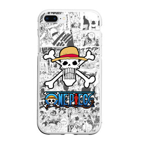 Чехол для iPhone 7Plus/8 Plus матовый с принтом One Piece , Силикон | Область печати: задняя сторона чехла, без боковых панелей | lucy | luffy monkey | mugiwara | one piece | straw hat | большой куш | ван пис | луффи | одним куском