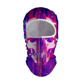 Балаклава 3D с принтом Skull glitch , 100% полиэстер, ткань с особыми свойствами — Activecool | плотность 150–180 г/м2; хорошо тянется, но при этом сохраняет форму. Закрывает шею, вокруг отверстия для глаз кайма. Единый размер | Тематика изображения на принте: color | fashion | glitch | jaw | skull | vanguard | авангард | глитч | мода | пасть | цвет | череп