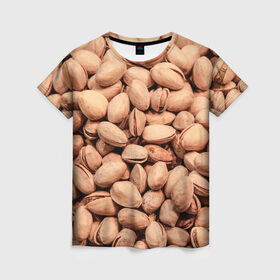Женская футболка 3D с принтом Фисташки , 100% полиэфир ( синтетическое хлопкоподобное полотно) | прямой крой, круглый вырез горловины, длина до линии бедер | cool | nut | nuts | pistachio | pistachios | seeds | орех | орехи | прикольная | семечки | фисташка | фисташки
