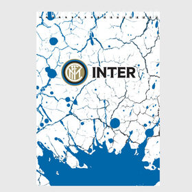 Скетчбук с принтом INTER / Интер , 100% бумага
 | 48 листов, плотность листов — 100 г/м2, плотность картонной обложки — 250 г/м2. Листы скреплены сверху удобной пружинной спиралью | club | footbal | inter | internazionale | logo | milan | знак | интер | интернационале | клуб | логотип | логотипы | милан | символ | символы | форма | футбол | футбольная | футбольный