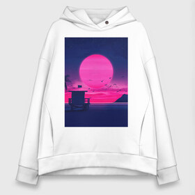 Женское худи Oversize хлопок с принтом Vaporwave 2020-011 , френч-терри — 70% хлопок, 30% полиэстер. Мягкий теплый начес внутри —100% хлопок | боковые карманы, эластичные манжеты и нижняя кромка, капюшон на магнитной кнопке | aesthetic | electronica | music | лаунж | музыка | поп | скульптура