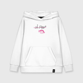 Детская толстовка хлопок с принтом LIL PEEP (front & back) , 100% хлопок | Круглый горловой вырез, эластичные манжеты, пояс, капюшен | Тематика изображения на принте: lil peep | lil peep art | logo lil peep | love | rap | альбомы | лил пип | лове | лого | логтип | любовь | музыка | музыкант | паук | певец | рэп | рэпер | скорпион