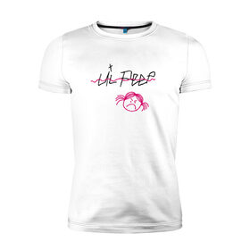 Мужская футболка хлопок Slim с принтом LIL PEEP (front & back) , 92% хлопок, 8% лайкра | приталенный силуэт, круглый вырез ворота, длина до линии бедра, короткий рукав | lil peep | lil peep art | logo lil peep | love | rap | альбомы | лил пип | лове | лого | логтип | любовь | музыка | музыкант | паук | певец | рэп | рэпер | скорпион