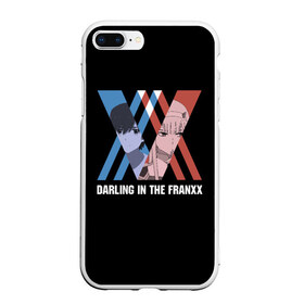 Чехол для iPhone 7Plus/8 Plus матовый с принтом Darling in the FRANXX , Силикон | Область печати: задняя сторона чехла, без боковых панелей | 002 | 02 | cyber | cyberpunk | darling | franxx | hiro | japan | two | zero | zerotwo | два | зеро | зероту | зеротул | итиго | ичиго | киберпанк | меха | мехо | милый | ноль | нольдва | ту | франксе | франсе | хиро