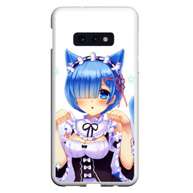 Чехол для Samsung S10E с принтом Re:Zero, Рем , Силикон | Область печати: задняя сторона чехла, без боковых панелей | re zero | re:zero | re:zero starting life in another world | re:zero жизнь с нуля в альтернативном мире | rem | аниме | жизнь с нуля в другом мире | манга | рем