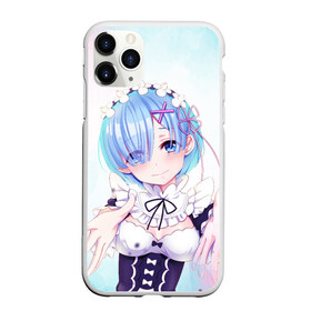 Чехол для iPhone 11 Pro Max матовый с принтом Re:Zero, Рем , Силикон |  | re zero | re:zero | re:zero starting life in another world | re:zero жизнь с нуля в альтернативном мире | rem | аниме | жизнь с нуля в другом мире | манга | рем