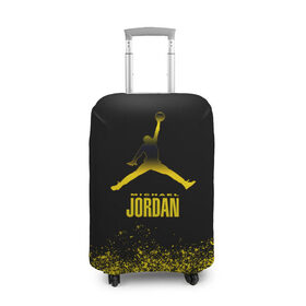 Чехол для чемодана 3D с принтом Jordan , 86% полиэфир, 14% спандекс | двустороннее нанесение принта, прорези для ручек и колес | air | jordan | michael | nba | баскетбол | баскетболист | джордан | джордан айр | игра | майкл | майкл джордан | мяч | спорт