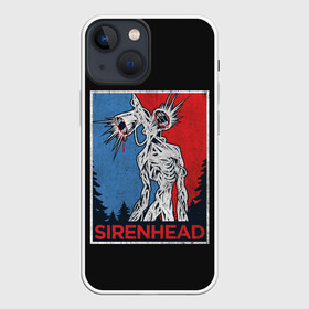 Чехол для iPhone 13 mini с принтом Сиреноголовый ,  |  | 6789 | foundation | head | scp | siren | sirenhead | голова | объект | объекты | сирена | сиреноголовый | фонд