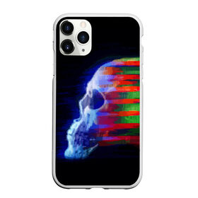 Чехол для iPhone 11 Pro Max матовый с принтом Glitch skull , Силикон |  | Тематика изображения на принте: color | glitch | paint | skull | vanguard | авангард | глитч | краска | цвет | череп