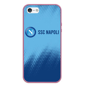 Чехол для iPhone 5/5S матовый с принтом SSC NAPOLI / Наполи , Силикон | Область печати: задняя сторона чехла, без боковых панелей | Тематика изображения на принте: club | footbal | logo | napoli | ssc | знак | клуб | логотип | логотипы | наполи | символ | символы | форма | футбол | футбольная | футбольный