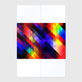 Магнитный плакат 2Х3 с принтом Горен , Полимерный материал с магнитным слоем | 6 деталей размером 9*9 см | abstraction | colorful | cubes | obliquely | stripes | texture | абстракция | кубы | наискось | полосы | разноцветный | текстура