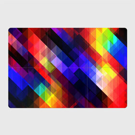 Магнитный плакат 3Х2 с принтом Горен , Полимерный материал с магнитным слоем | 6 деталей размером 9*9 см | abstraction | colorful | cubes | obliquely | stripes | texture | абстракция | кубы | наискось | полосы | разноцветный | текстура