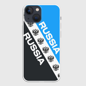 Чехол для iPhone 13 mini с принтом RUSSIA SPORT ,  |  | russia | sport | герб | империя | имперский | патриот | патриотизм | российская | россия | русский | спорт | страны | флаг | я русский