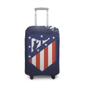 Чехол для чемодана 3D с принтом ATLETICO MADRID / Атлетико , 86% полиэфир, 14% спандекс | двустороннее нанесение принта, прорези для ручек и колес | atletico | club | footbal | logo | madrid | атлетико | знак | клуб | логотип | логотипы | мадрид | символ | символы | форма | футбол | футбольная | футбольный