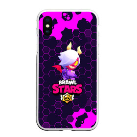 Чехол для iPhone XS Max матовый с принтом BRAWL STARS TRIXIE COLETTE , Силикон | Область печати: задняя сторона чехла, без боковых панелей | brawl | colete | colette | collete | logo | stars | trixi | trixie | бравл | бравла | браво | игра | игры | колетт | колетта | коллет | коллета | лого | логотип | символ | старс | старса | трикси