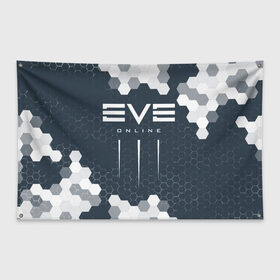 Флаг-баннер с принтом EVE ONLINE / ИВ ОНЛАЙН , 100% полиэстер | размер 67 х 109 см, плотность ткани — 95 г/м2; по краям флага есть четыре люверса для крепления | echo | echoes | eve | game | games | logo | online | space | ев онлайн | ев эхо | еве | ив онлайн | ив эхо | игра | игры | космос | лого | логотип | логотипы | онлайн | символ | символы | эхо | эхос
