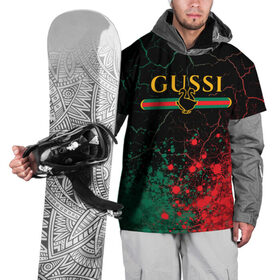 Накидка на куртку 3D с принтом GUSSI / ГУСИ , 100% полиэстер |  | Тематика изображения на принте: 