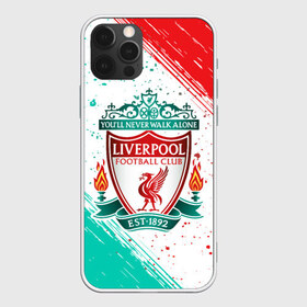 Чехол для iPhone 12 Pro Max с принтом LIVERPOOL Ливерпуль , Силикон |  | Тематика изображения на принте: club | footbal | liverpool | logo | знак | клуб | ливерпуль | логотип | логотипы | символ | символы | форма | футбол | футбольная | футбольный