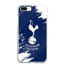 Чехол для iPhone 7Plus/8 Plus матовый с принтом TOTTENHAM HOTSPUR / Тоттенхэм , Силикон | Область печати: задняя сторона чехла, без боковых панелей | club | footbal | hotspur | logo | tottenham | знак | клуб | логотип | логотипы | символ | символы | тоттенхэм | форма | футбол | футбольная | футбольный | хотспур