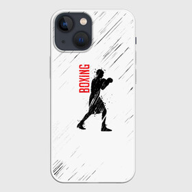 Чехол для iPhone 13 mini с принтом Бокс ,  |  | boxing | боец | бои | бокс | боксер | единоборства | спорт | стойка | тренировка