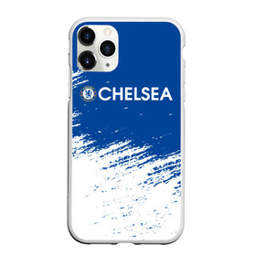 Чехол для iPhone 11 Pro матовый с принтом CHELSEA. , Силикон |  | Тематика изображения на принте: chelsea | fc | football | football club | sport | спорт | спортивные | униформа | фирменные цвета | фк | футбол | футбольный клуб | челси