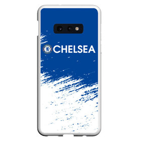 Чехол для Samsung S10E с принтом CHELSEA. , Силикон | Область печати: задняя сторона чехла, без боковых панелей | chelsea | fc | football | football club | sport | спорт | спортивные | униформа | фирменные цвета | фк | футбол | футбольный клуб | челси