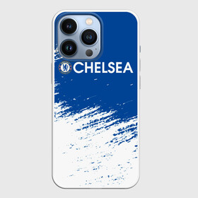 Чехол для iPhone 13 Pro с принтом CHELSEA. ,  |  | chelsea | fc | football | football club | sport | спорт | спортивные | униформа | фирменные цвета | фк | футбол | футбольный клуб | челси