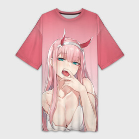 Платье-футболка 3D с принтом Sexy 02 ,  |  | 002 | 02 | ahegao | anime | darling | franx | franxx | girl | girls | in | senpai | the | two | waifu | zero | zerotwo | аниме | ахегао | вайфу | девушка | семпай | сенпай | тян