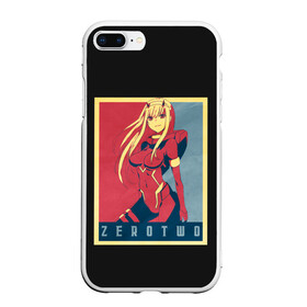 Чехол для iPhone 7Plus/8 Plus матовый с принтом ZeroTwo (Darling in the Franx) , Силикон | Область печати: задняя сторона чехла, без боковых панелей | 002 | 02 | ahegao | anime | darling | franx | franxx | girl | girls | in | senpai | the | two | waifu | zero | zerotwo | аниме | ахегао | вайфу | девушка | семпай | сенпай | тян