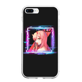 Чехол для iPhone 7Plus/8 Plus матовый с принтом ZeroTwo (Darling in the Franx) , Силикон | Область печати: задняя сторона чехла, без боковых панелей | 002 | 02 | ahegao | anime | darling | franx | franxx | girl | girls | in | senpai | the | two | waifu | zero | zerotwo | аниме | ахегао | вайфу | девушка | семпай | сенпай | тян