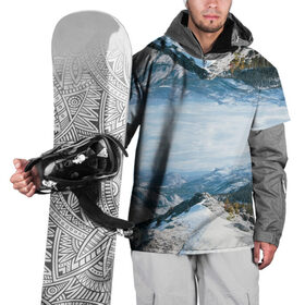 Накидка на куртку 3D с принтом СНЕЖНЫЕ ГОРЫ | ЗЕРКАЛО , 100% полиэстер |  | mountain | альпы | в горах | вечер | вид | гора | горные | горы | закат | зима | красивый | лето | лыжи | пейзаж | природа | снег | снежные | сноуборд