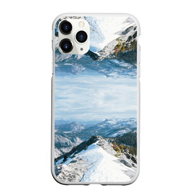 Чехол для iPhone 11 Pro Max матовый с принтом СНЕЖНЫЕ ГОРЫ ЗЕРКАЛО , Силикон |  | mountain | альпы | в горах | вечер | вид | гора | горные | горы | закат | зима | красивый | лето | лыжи | пейзаж | природа | снег | снежные | сноуборд