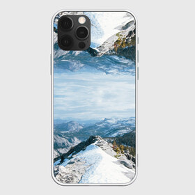 Чехол для iPhone 12 Pro Max с принтом СНЕЖНЫЕ ГОРЫ ЗЕРКАЛО , Силикон |  | Тематика изображения на принте: mountain | альпы | в горах | вечер | вид | гора | горные | горы | закат | зима | красивый | лето | лыжи | пейзаж | природа | снег | снежные | сноуборд