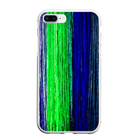 Чехол для iPhone 7Plus/8 Plus матовый с принтом GD , Силикон | Область печати: задняя сторона чехла, без боковых панелей | bright | colorful | fabric | texture | разноцветный | текстура | ткань | яркий