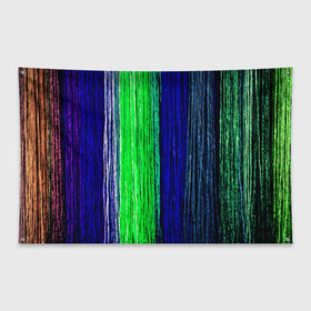 Флаг-баннер с принтом GD , 100% полиэстер | размер 67 х 109 см, плотность ткани — 95 г/м2; по краям флага есть четыре люверса для крепления | bright | colorful | fabric | texture | разноцветный | текстура | ткань | яркий