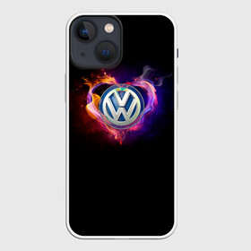 Чехол для iPhone 13 mini с принтом Volkswagen ,  |  | love vw | volkswagen | vw | vw в сердце | vw значок | vw лого | vw марка | vw эмблема | wv | горящее сердце | значок vw | значок фольксваген | лого автомобиля | лого вольцваген | логотип vw | люблю vw | люблю фольксваген