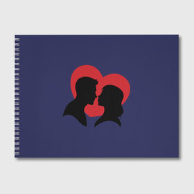 Альбом для рисования с принтом Sexy 13 , 100% бумага
 | матовая бумага, плотность 200 мг. | lips | влюбленным | любовь | отношения | сердца